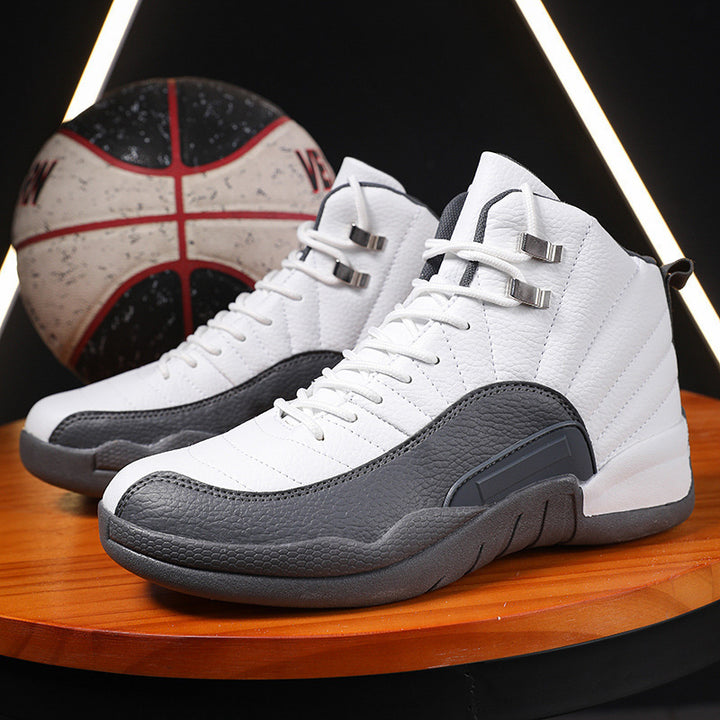 Herren Retro-inspirierte Performance-Basketballstiefel mit verstärkter Seitenwand Drune