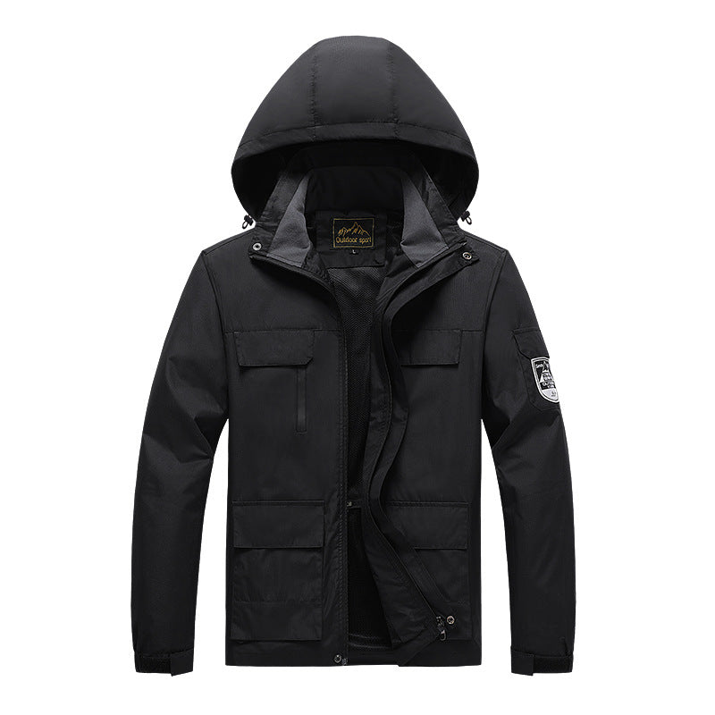 Herren robuster Outdoor-Fieldparka Drune