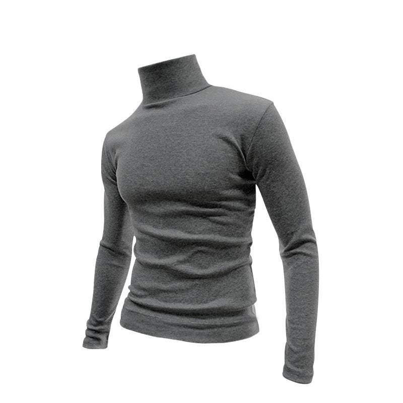 Herren stylischer Rollkragenpullover aus weichem, elastischem Material Drune