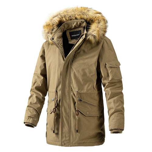 Herren Wetterfeste Parka Jacke Drune