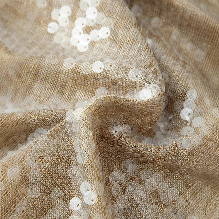 Damen glamouröses Abendkleid mit Pailletten und Spitzenverzierung Drune