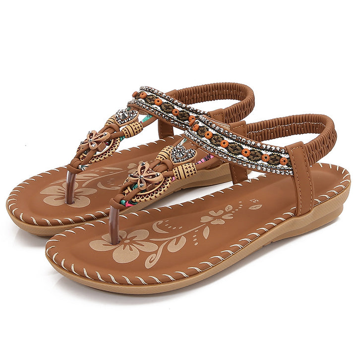 Damen Elegante Riemensandalen mit kunstvollen Details Drune