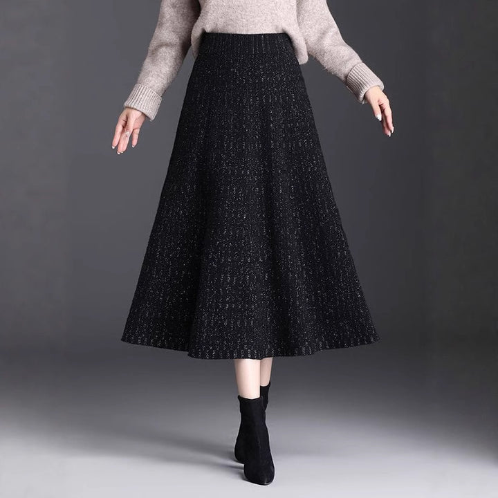 Damen Midi-Rock Drune