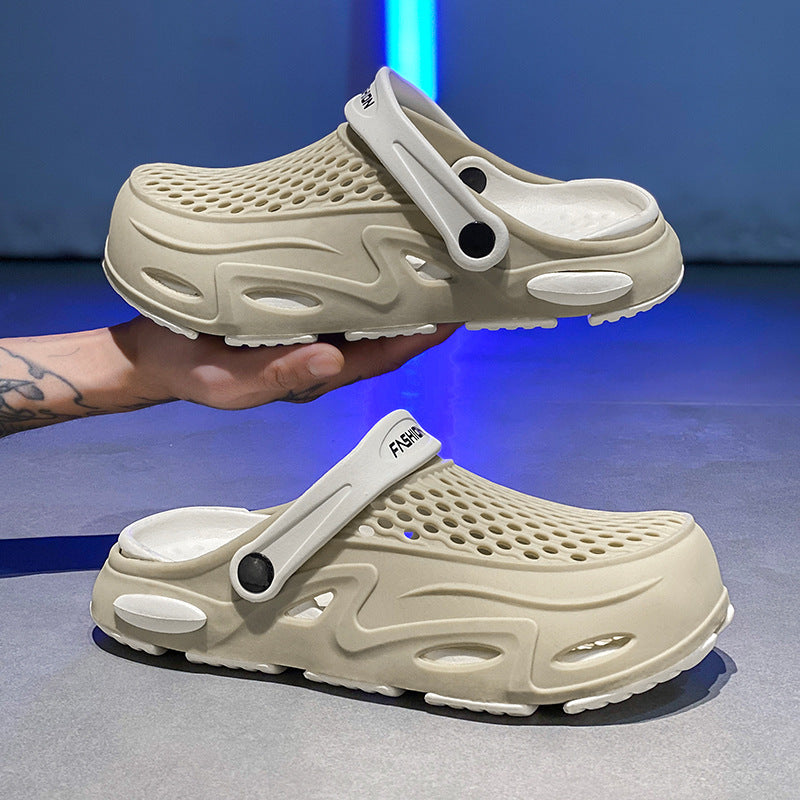 Herren Atmungsaktive Clogs mit verstellbarem Riemen Drune