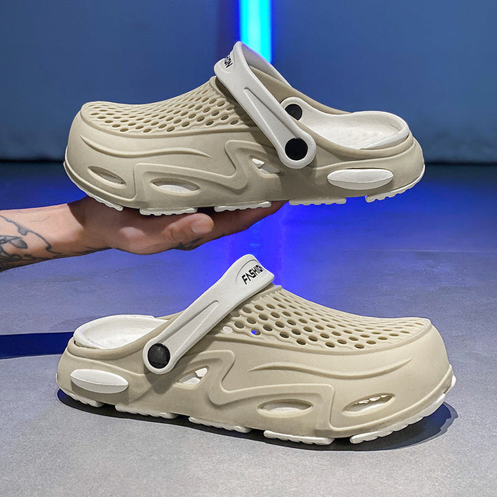 Herren Atmungsaktive Clogs mit verstellbarem Riemen Drune