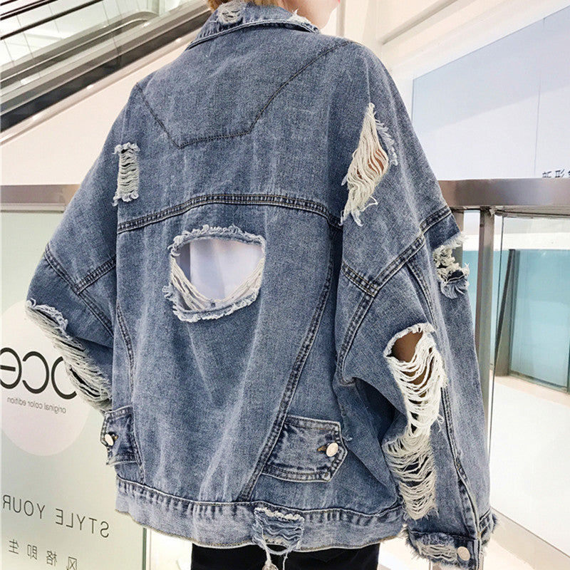 Damen Oversized Jeansjacke Drune