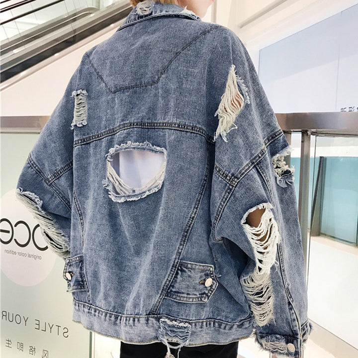 Damen Oversized Jeansjacke Drune
