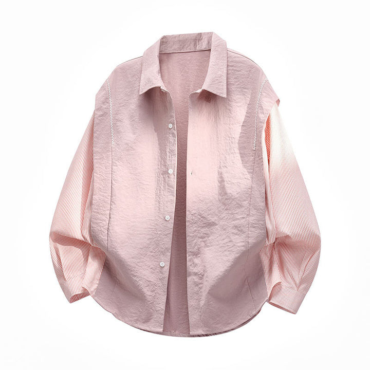Damen Modische Bluse Drune