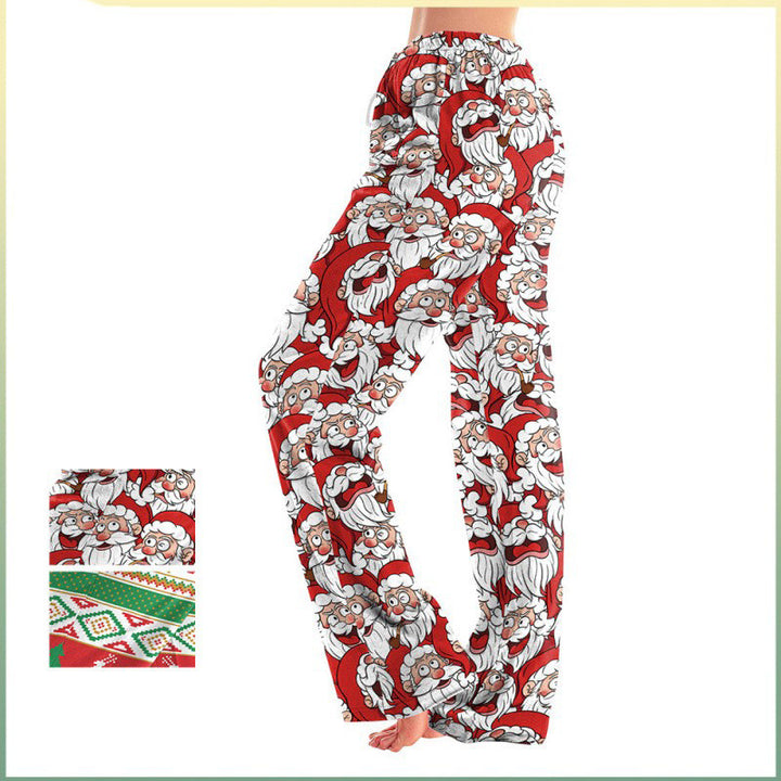Damen Gemusterte Weihnachts-Jogginghose Drune