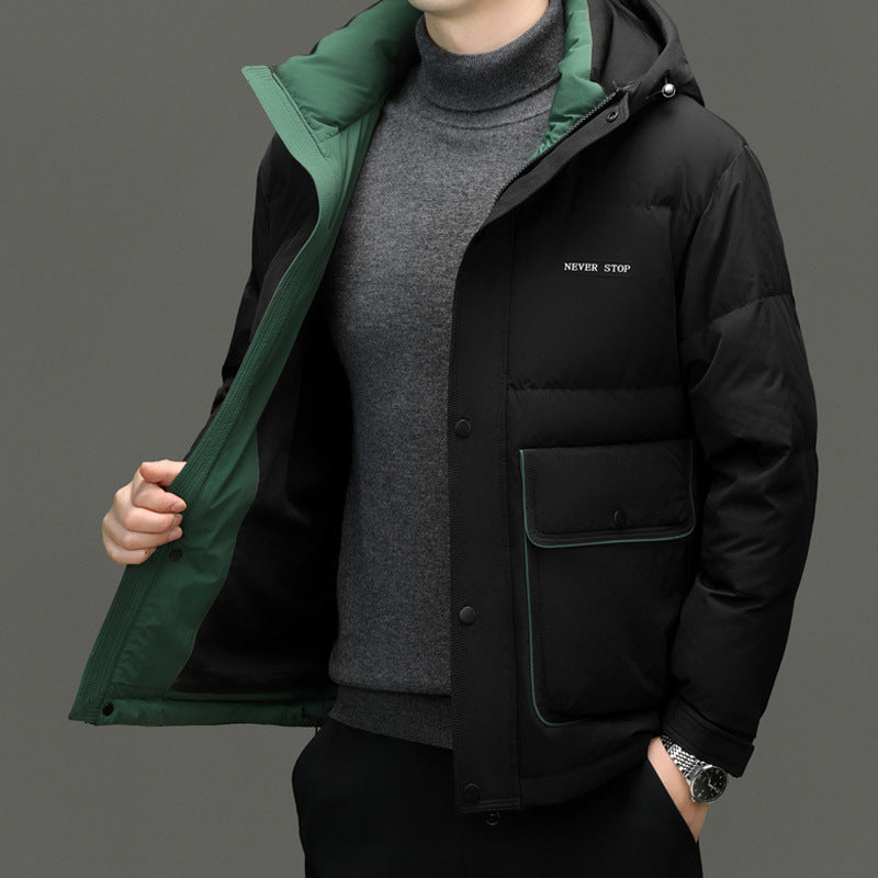 Herren isolierte Funktionsjacke mit hohem Kragen und praktischen Taschen Drune
