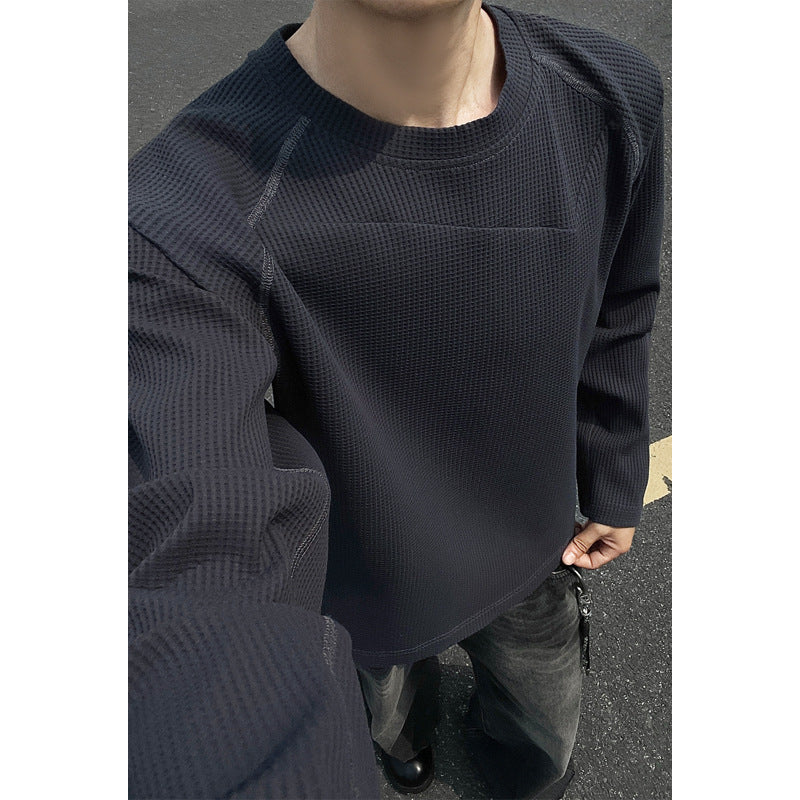 Herren Modischer Sweatshirt mit strukturiertem Design Drune