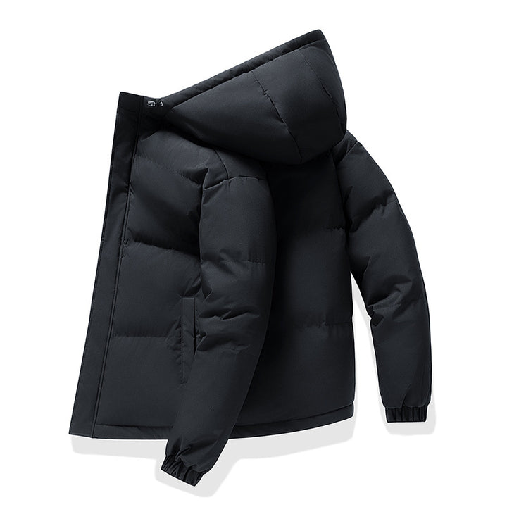 Damen Modische warme Daunenjacke mit Kapuze Drune
