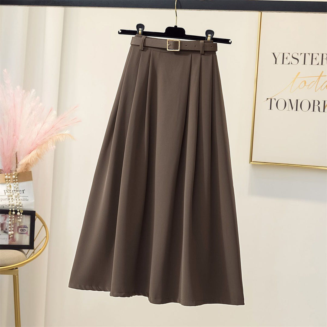 Damen Maxirock mit eleganter Taillenschnalle Drune