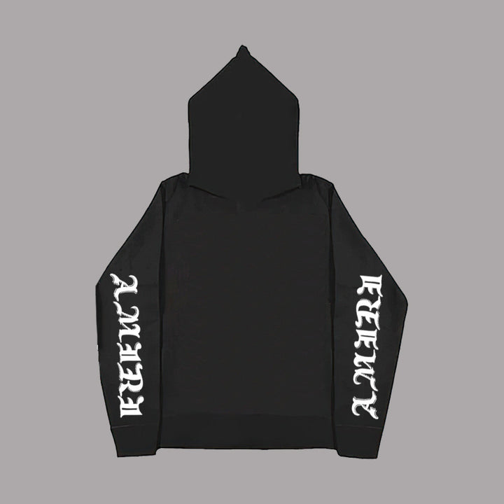 Damen Hoodie mit einzigartigem grafischen Druck Drune