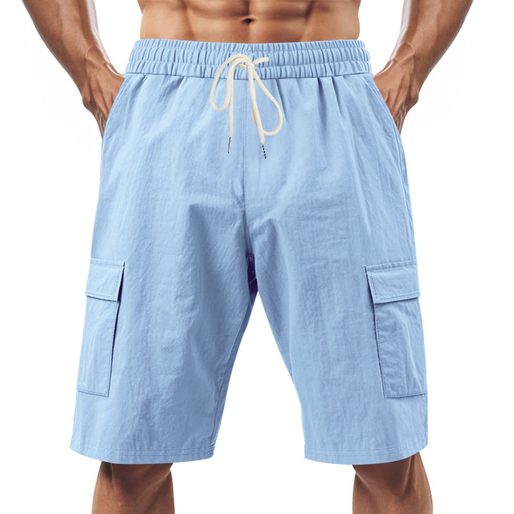 Herren Cargo-Shorts mit elastischem Bund und praktischen Seitentaschen Drune