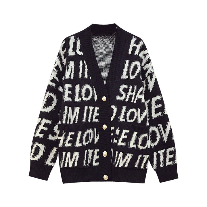 Damen lässiger Strickcardigan Drune