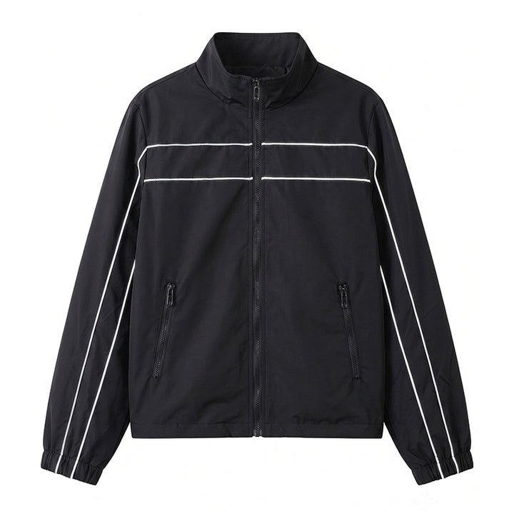 Herren Sportliche Übergangsjacke mit reflektierenden Streifen Drune