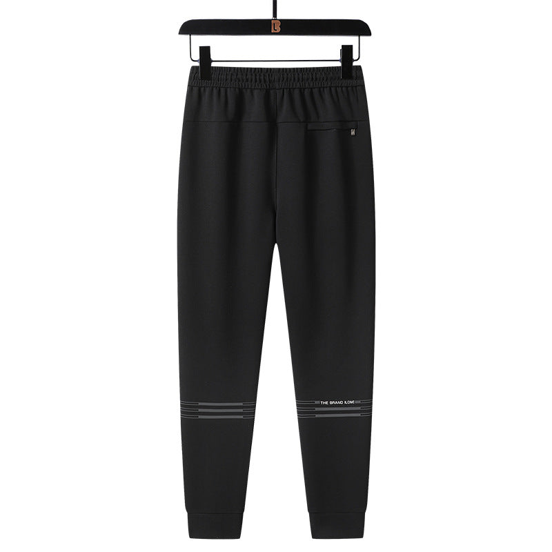 Herren Sportliche konisch zulaufende Jogginghose mit Elastbund, Kordelzug & Reißverschlusstaschen Drune