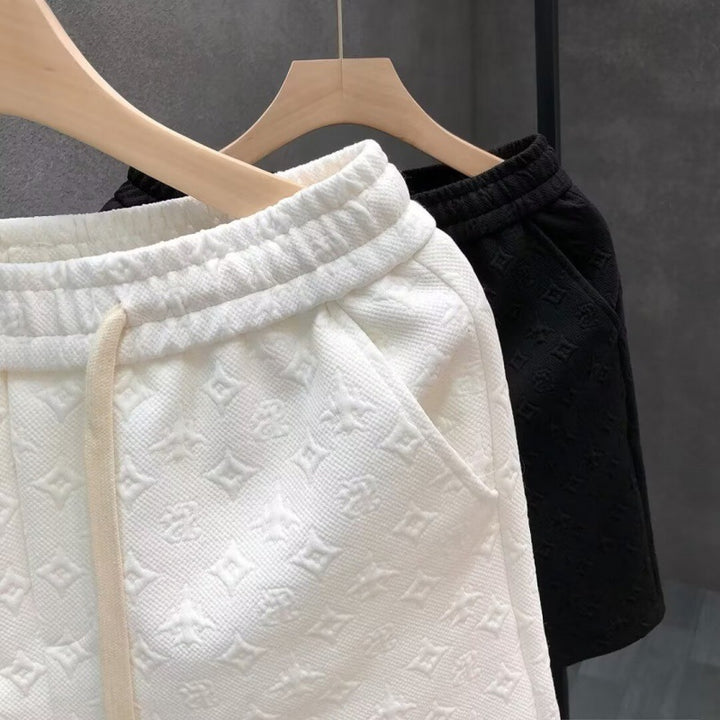 Damen Bequeme Sportshorts mit elegantem Muster Drune