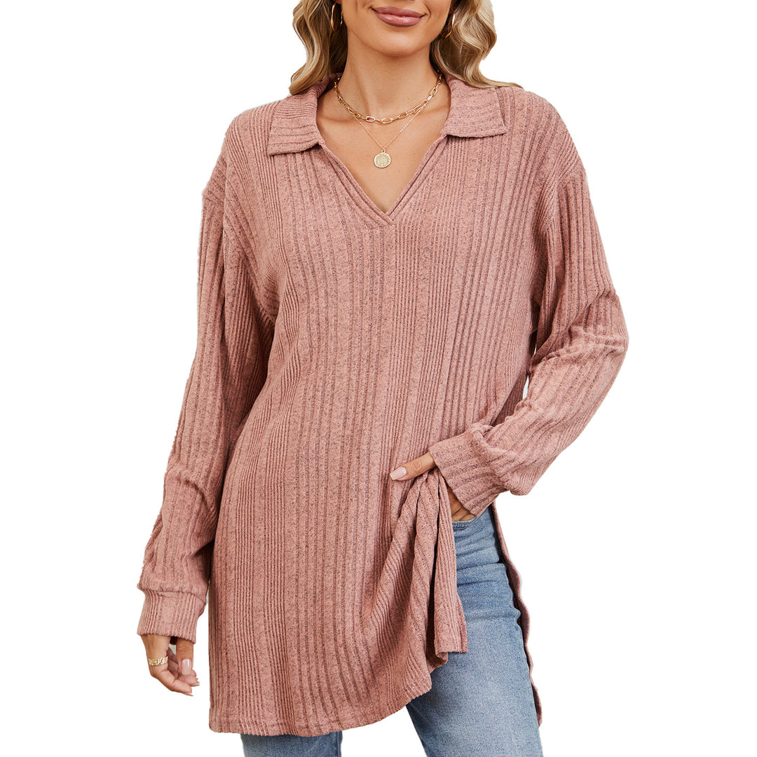 Damen Langarmshirt mit eleganter Struktur und modernem Look Drune