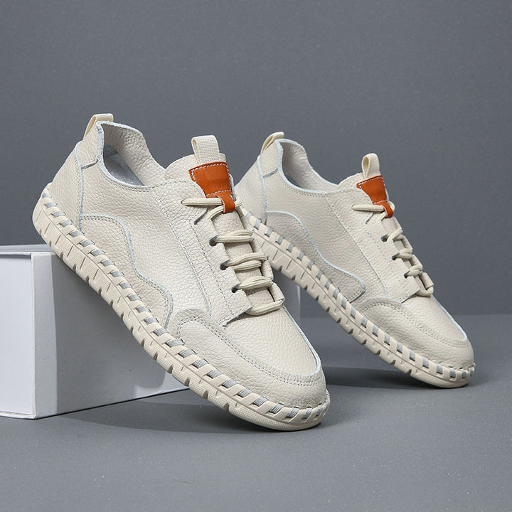 Herren Freizeit Leder Sneakers Drune
