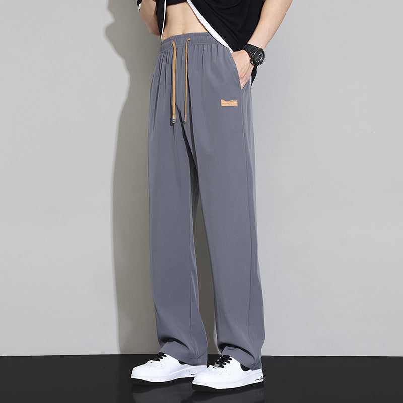 Herren Lässige Freizeithose mit elastischem Bund und praktischen Taschen