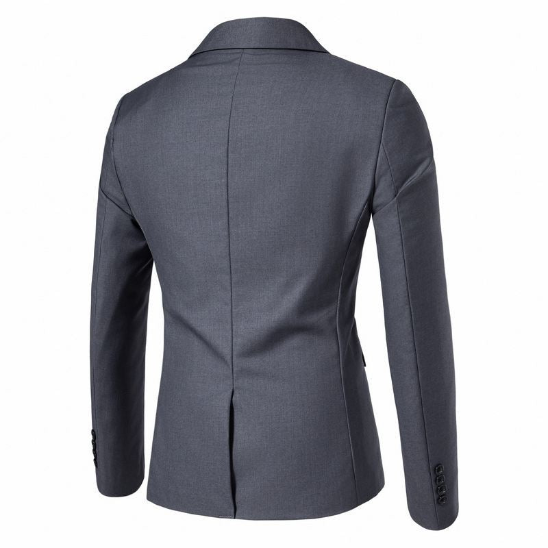 Herren Tailliertes Sakko mit passender Weste und schlanker Business‑Silhouette Drune