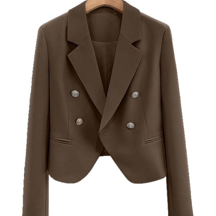 Damen zeitloser Doppelreiher Blazer Drune