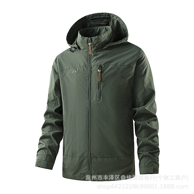 Herren Leichte und wetterfeste Outdoorjacke Drune