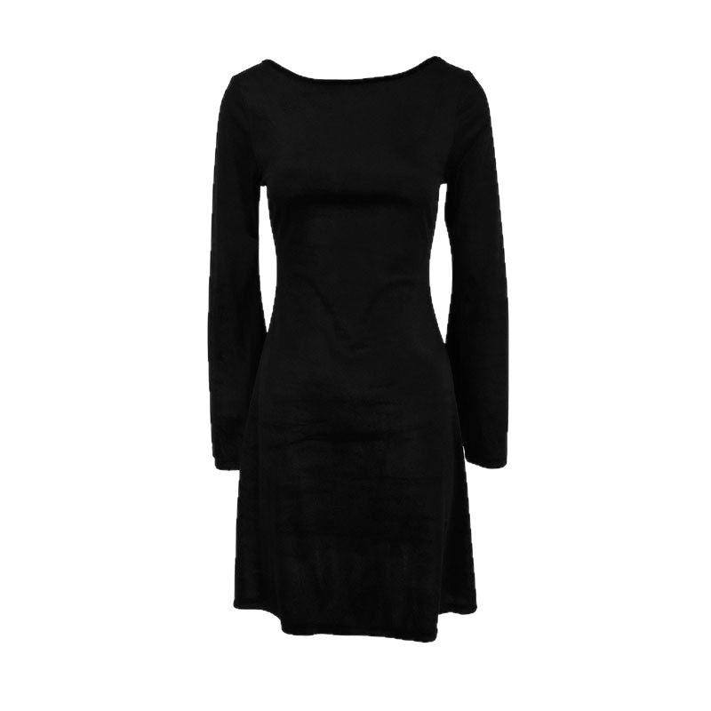 Damen figurbetontes Langarmkleid Drune