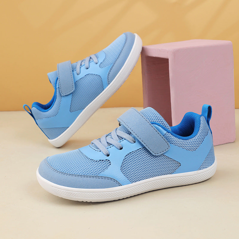 Unisex nan leichte Mesh-Sneaker mit elastischem Schnürsystem, Klettverschluss und EVA-Zwischensohle Drune