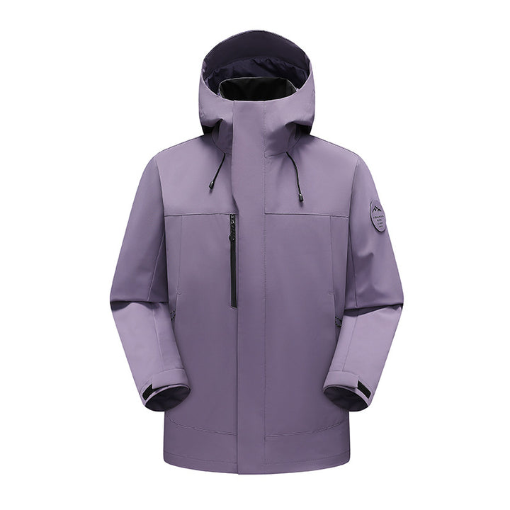 Unisex Wetterschutz-Parka mit verschweißten Nähten und verstellbarer Kapuze Drune