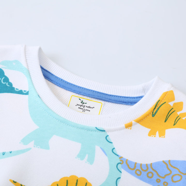 Jungen Sweatshirt mit buntem Dinosaurier-Design Drune