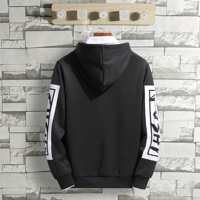 Herren Hoodie mit modernem Druck Drune