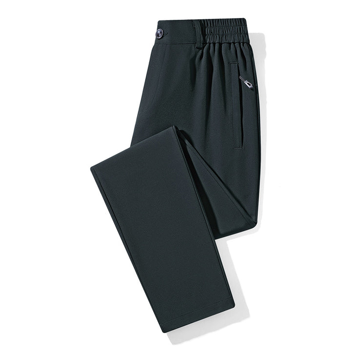 Herren Komfort-Freizeithose mit Teddyfleece-Innenlage und verdeckten Taschen Drune