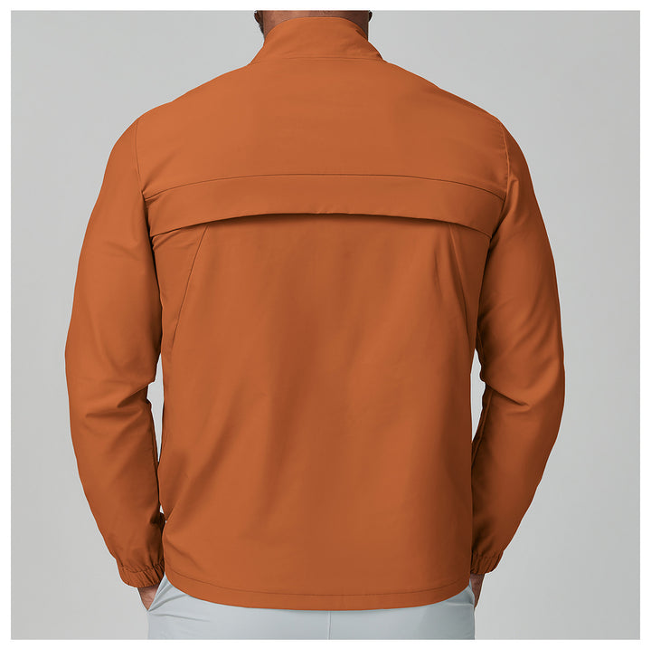 Herren Sportliche Funktionsjacke mit hochgeschlossenem Kragen Drune