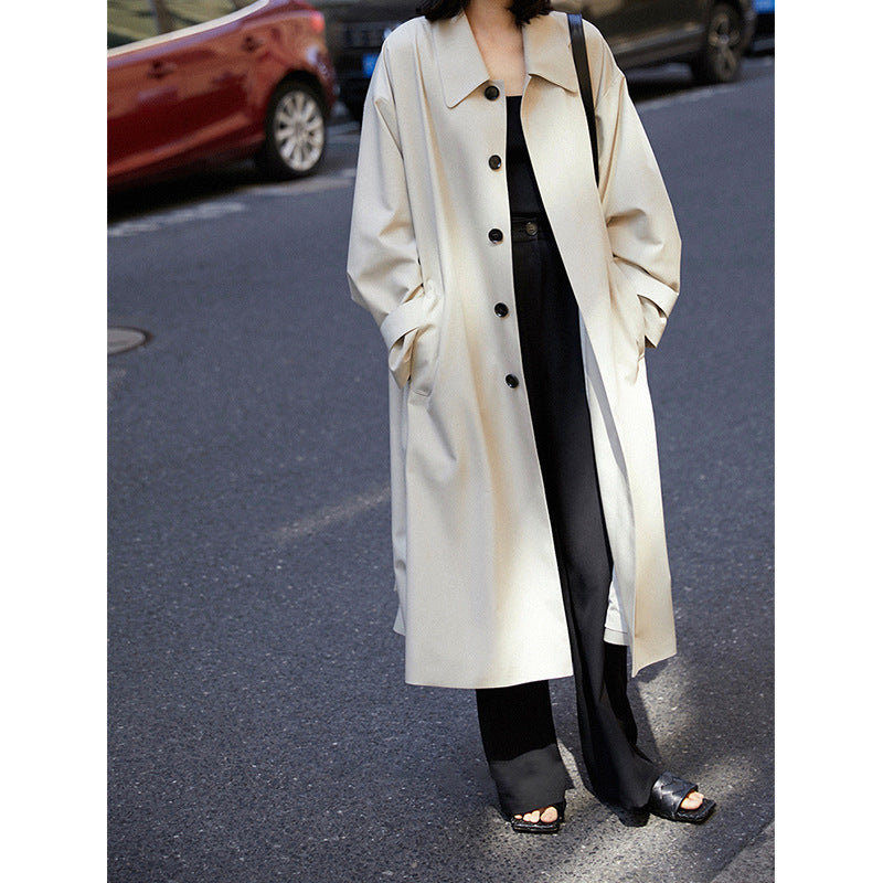 Damen Elegante und bequeme Trenchcoat Drune