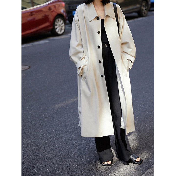 Damen Elegante und bequeme Trenchcoat Drune