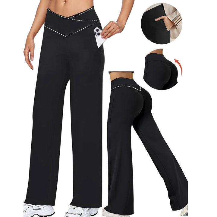 Damen Kompressionshose mit hoher Taille und Tummy Control Drune