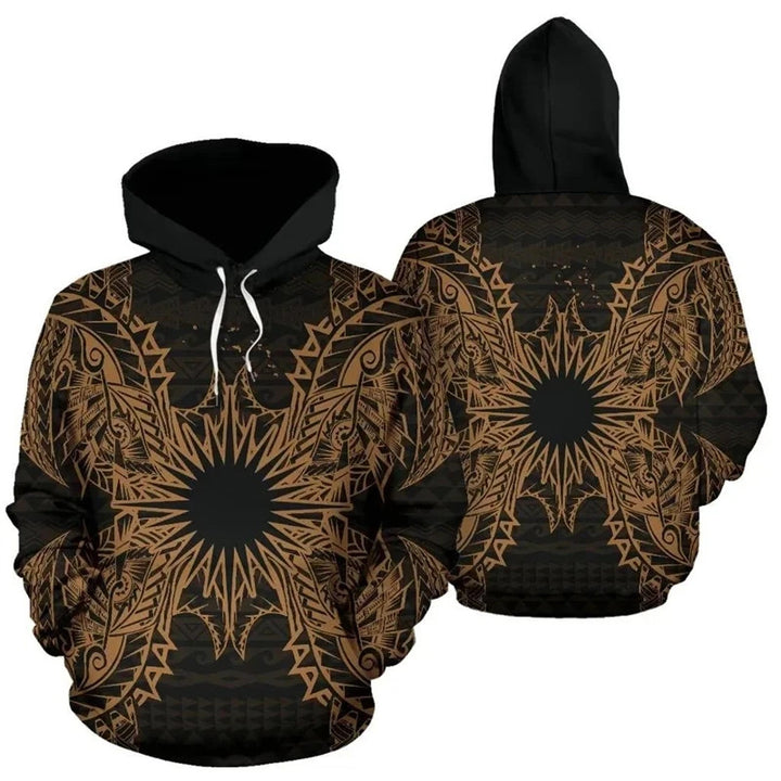 Damen Kreativer Kapuzenpullover mit auffälligem grafischen Design Drune