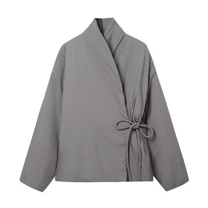 Damen Wickeljacke mit authentischem Design Drune