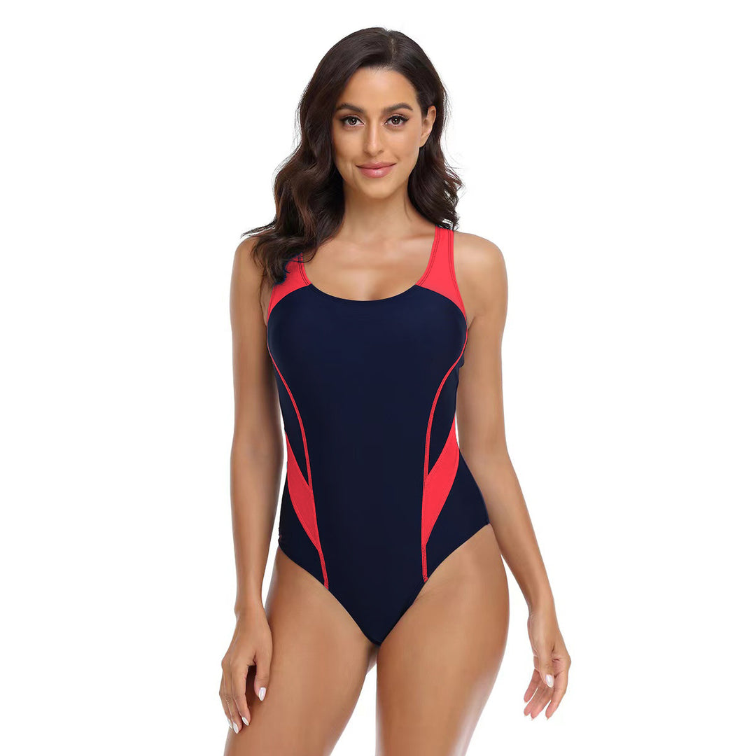 Damen Sportlicher Einteiler Badeanzug mit ergonomischem Schnitt Drune