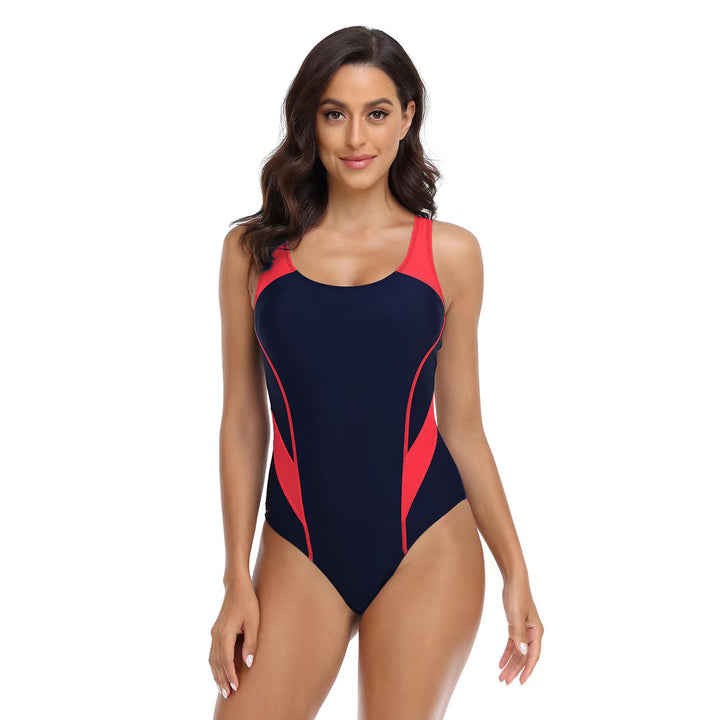 Damen Sportlicher Einteiler Badeanzug mit ergonomischem Schnitt Drune