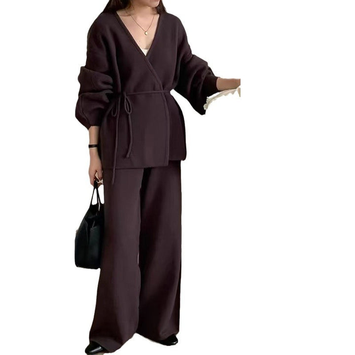 Damen Wickeljacke mit lässiger Passform und weitem Schnitt Drune