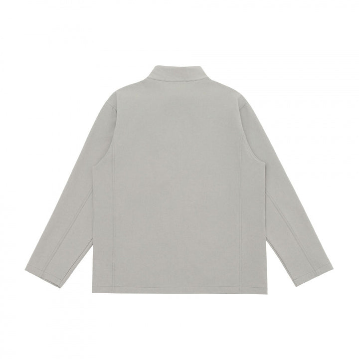 Unisex Leichte Tech-Fleece-Zipjacke mit Stehkragen, drei Reißverschlusstaschen und geradem Schnitt Drune