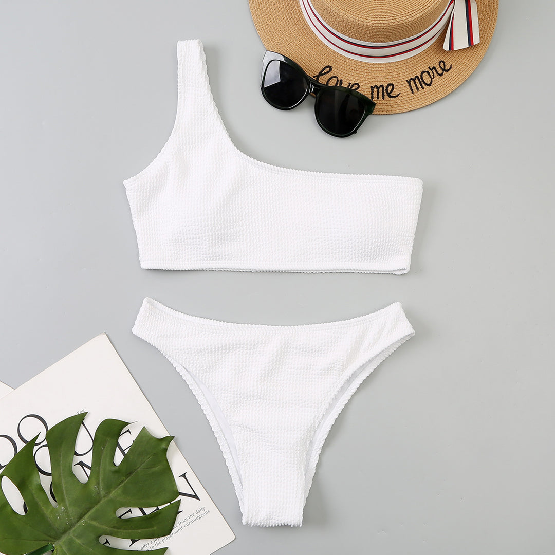 Damen asymmetrisches Bikini-Set Drune