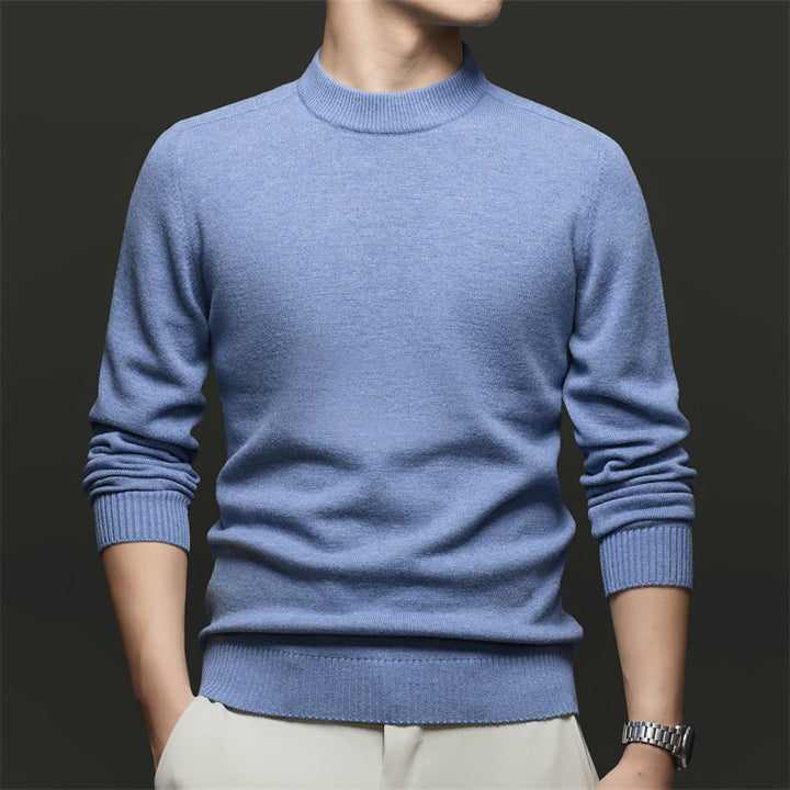 Herren Feiner Rundhals Pullover aus hochwertiger Baumwolle Drune