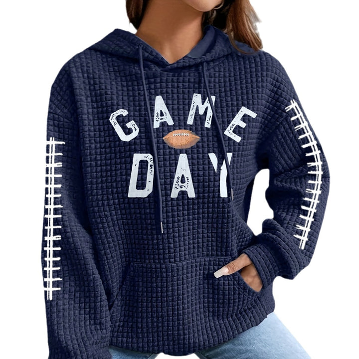 Damen Kapuzenpullover mit gesticktem Design Drune
