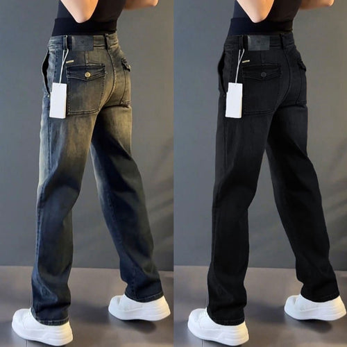 Damen Modische Hohe Taille Jeans Drune