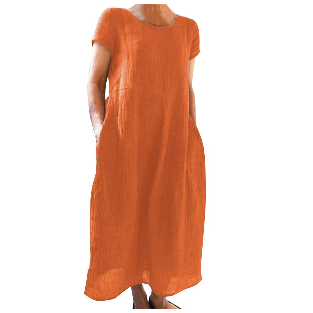 Damen Langarm Sommerkleid Drune